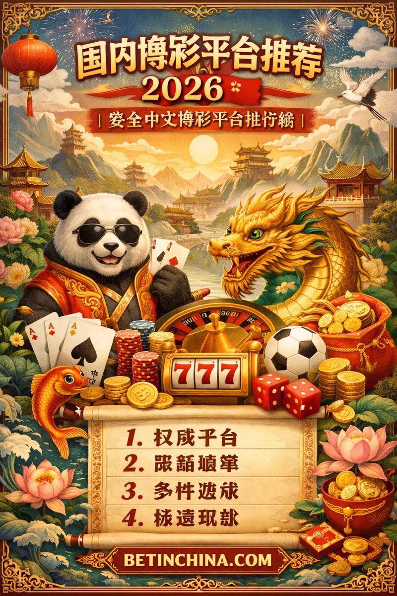 国内博彩平台推荐 2026 🇨🇳｜安全可靠的中文博彩平台指南