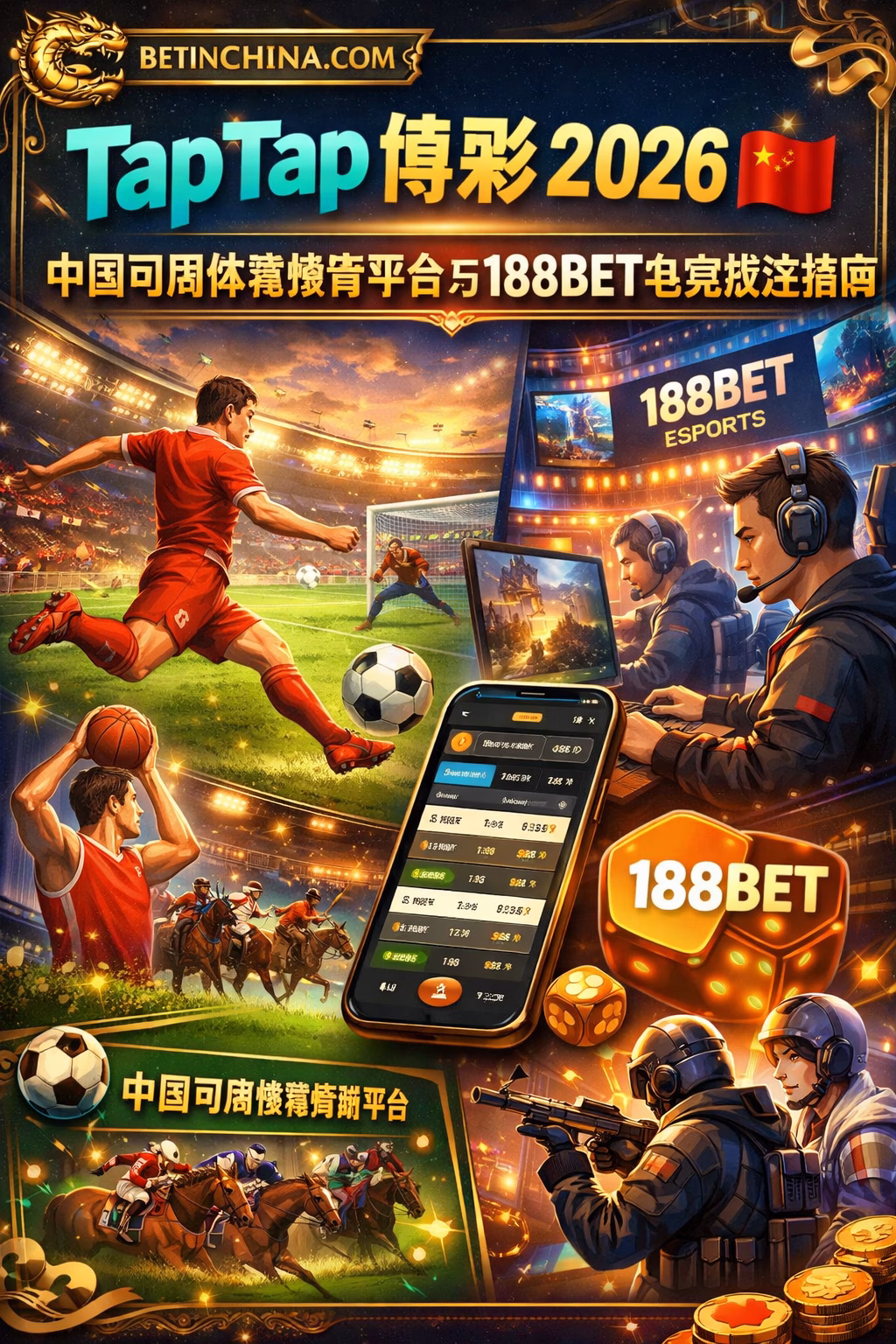 TapTap博彩 2026 🇨🇳🔥｜中国可用体育投注平台与188BET电竞投注指南