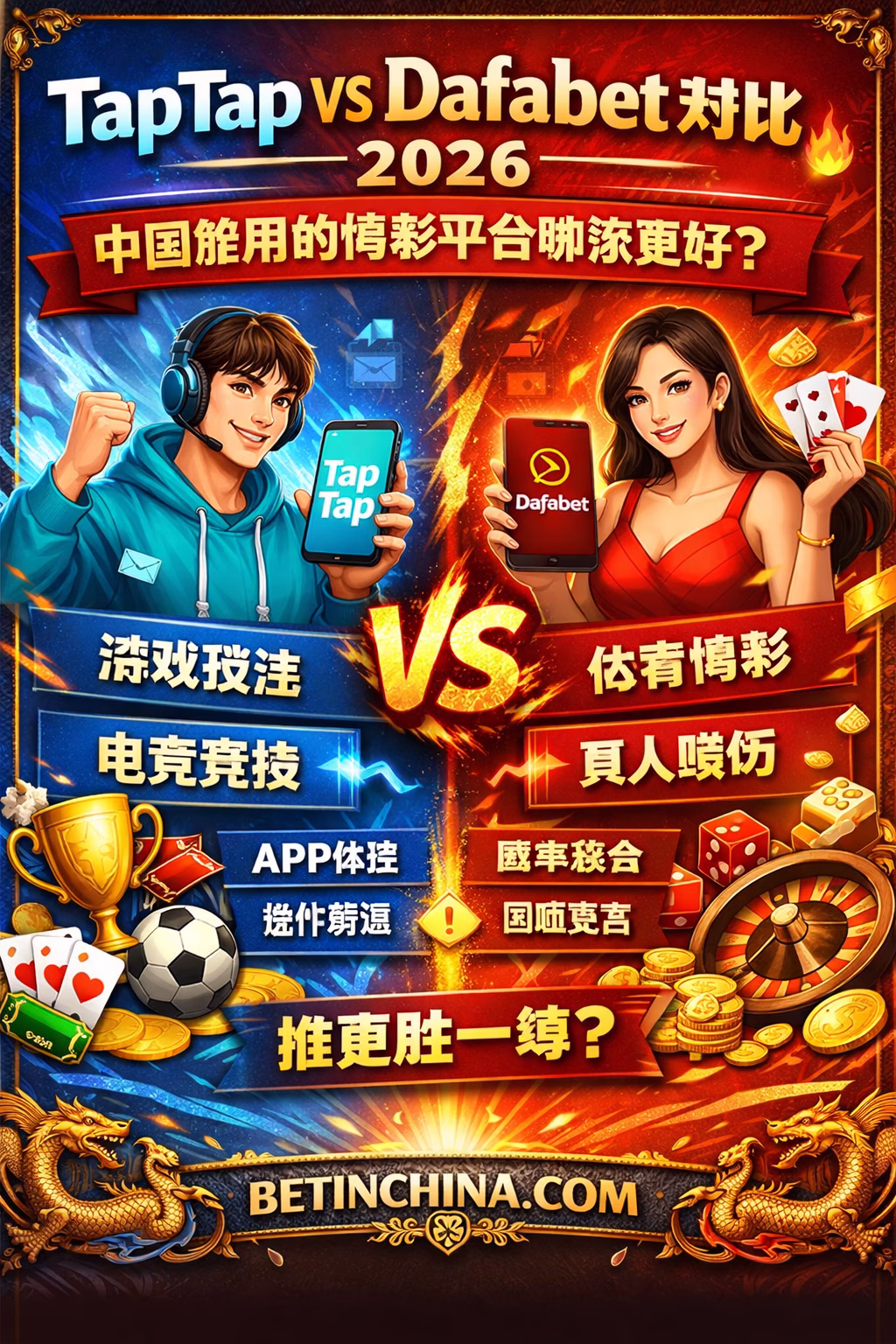 TapTap vs Dafabet 对比 2026 🇨🇳🔥｜中国能用的博彩平台全面评测