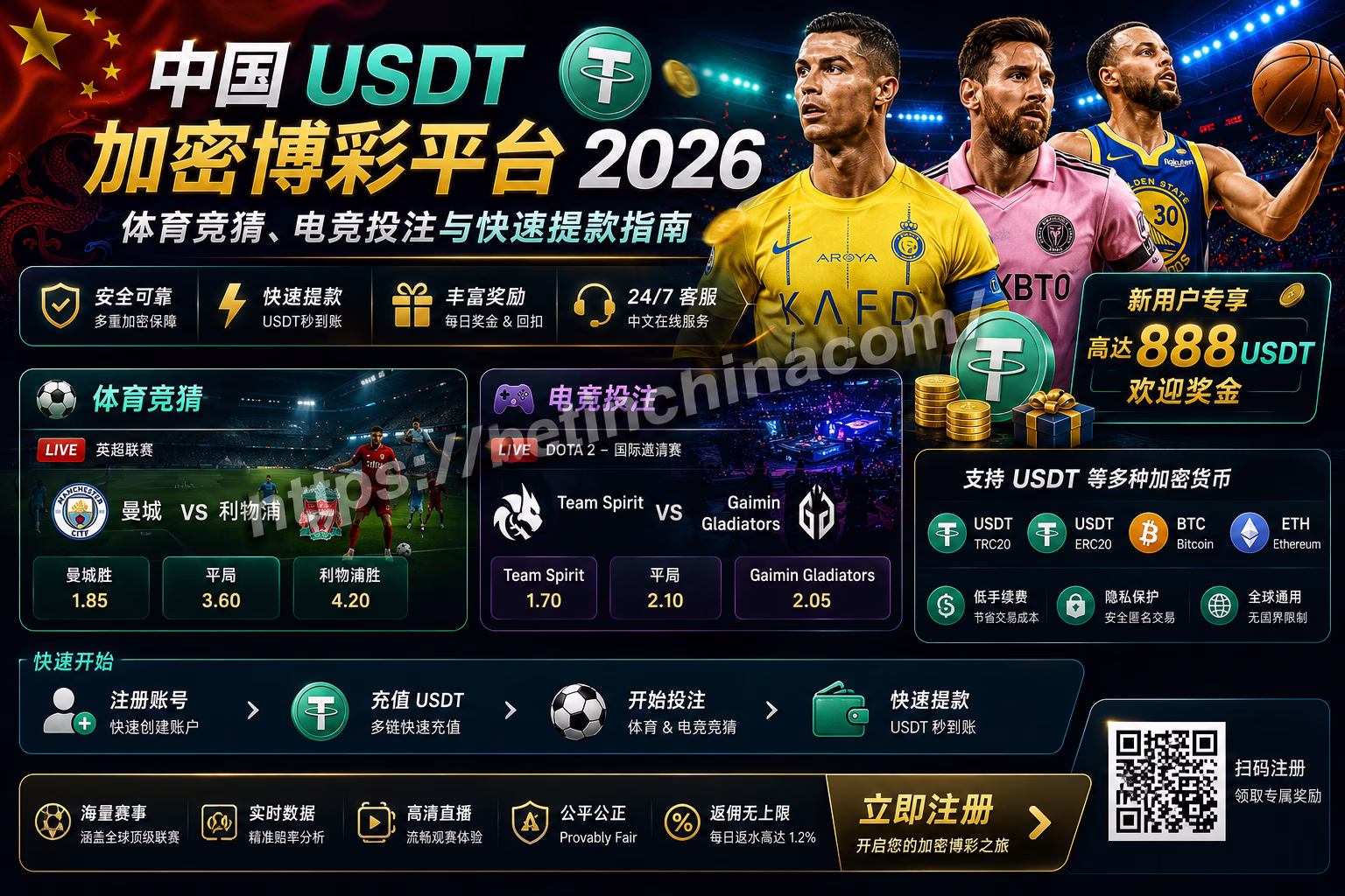 中国 USDT 加密博彩平台 2026 ₿ 体育竞猜