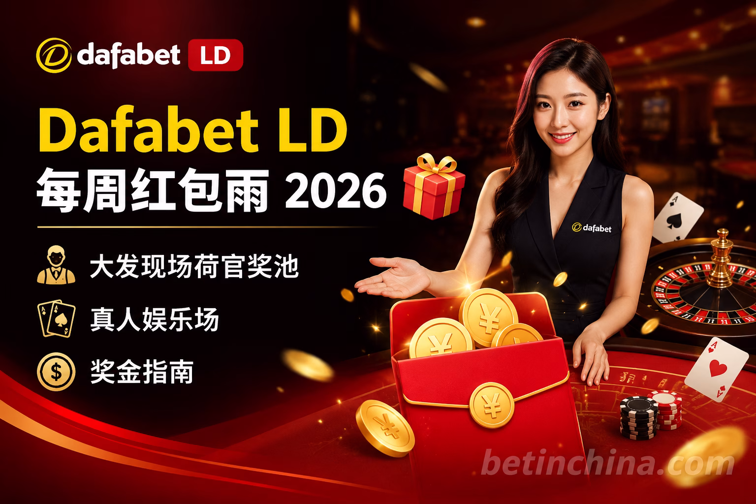 Dafabet LD 每周红包雨 2026 大发现场荷官奖池、真人娱乐场与奖金指南